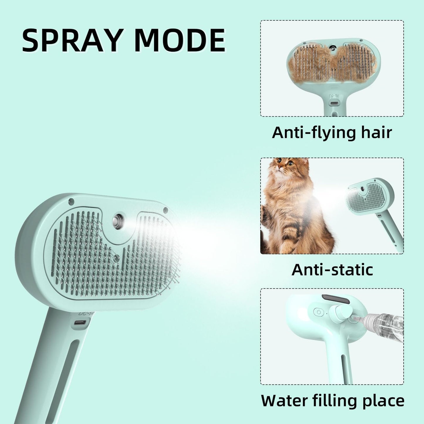 🔥Pet Spray Hair Removal Comb🐶