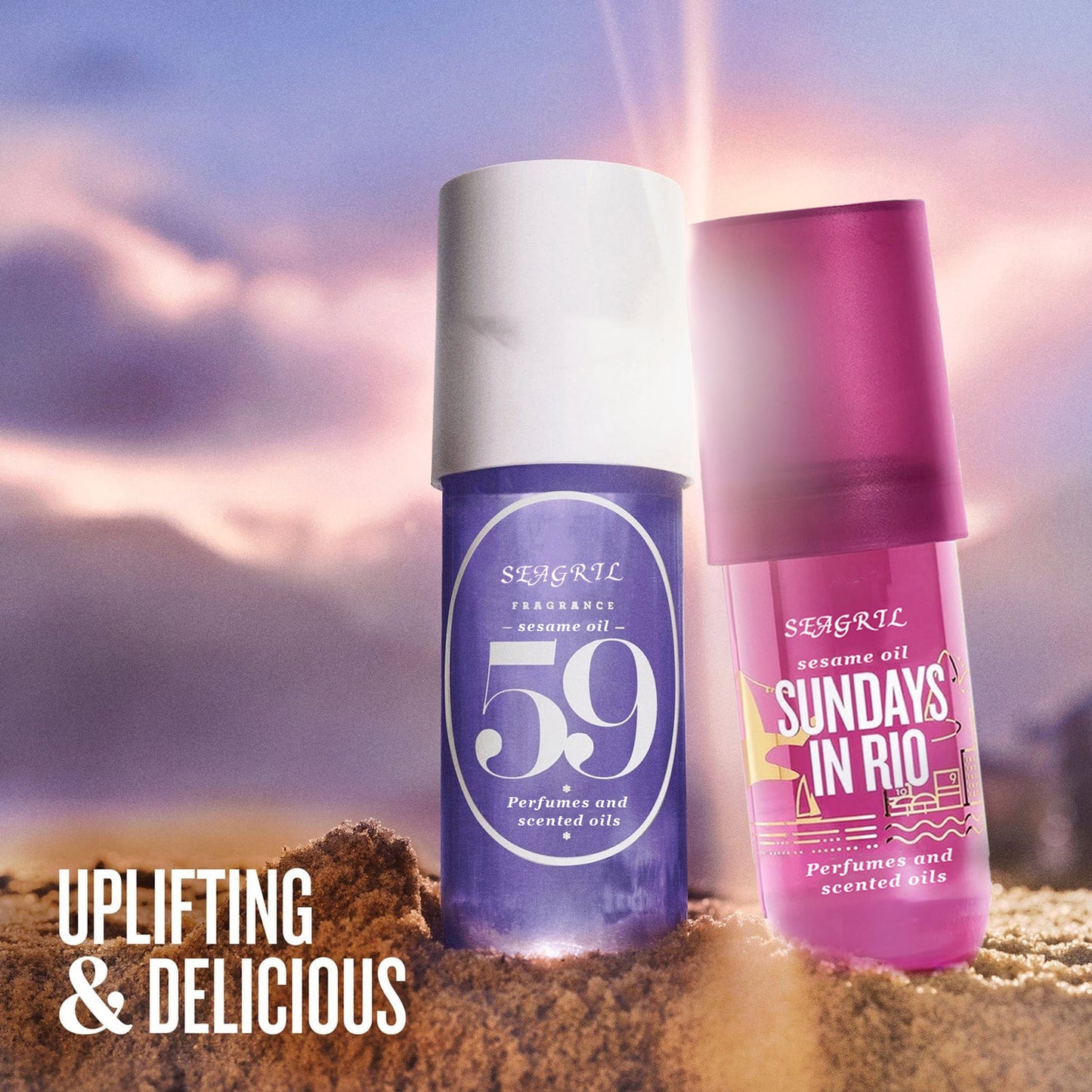 Final 3 Hours: 60%OFF-Vanilla & Sandalwood Bliss❤️ / Full Size Body Mists