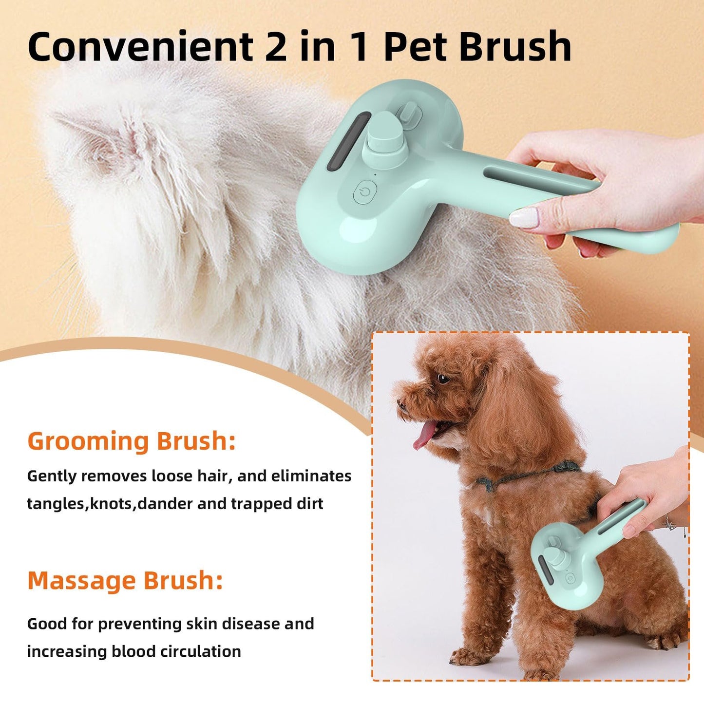 🔥Pet Spray Hair Removal Comb🐶