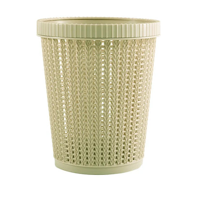 🌿【Light luxury Nordic style round hollow wastebasket】🌿