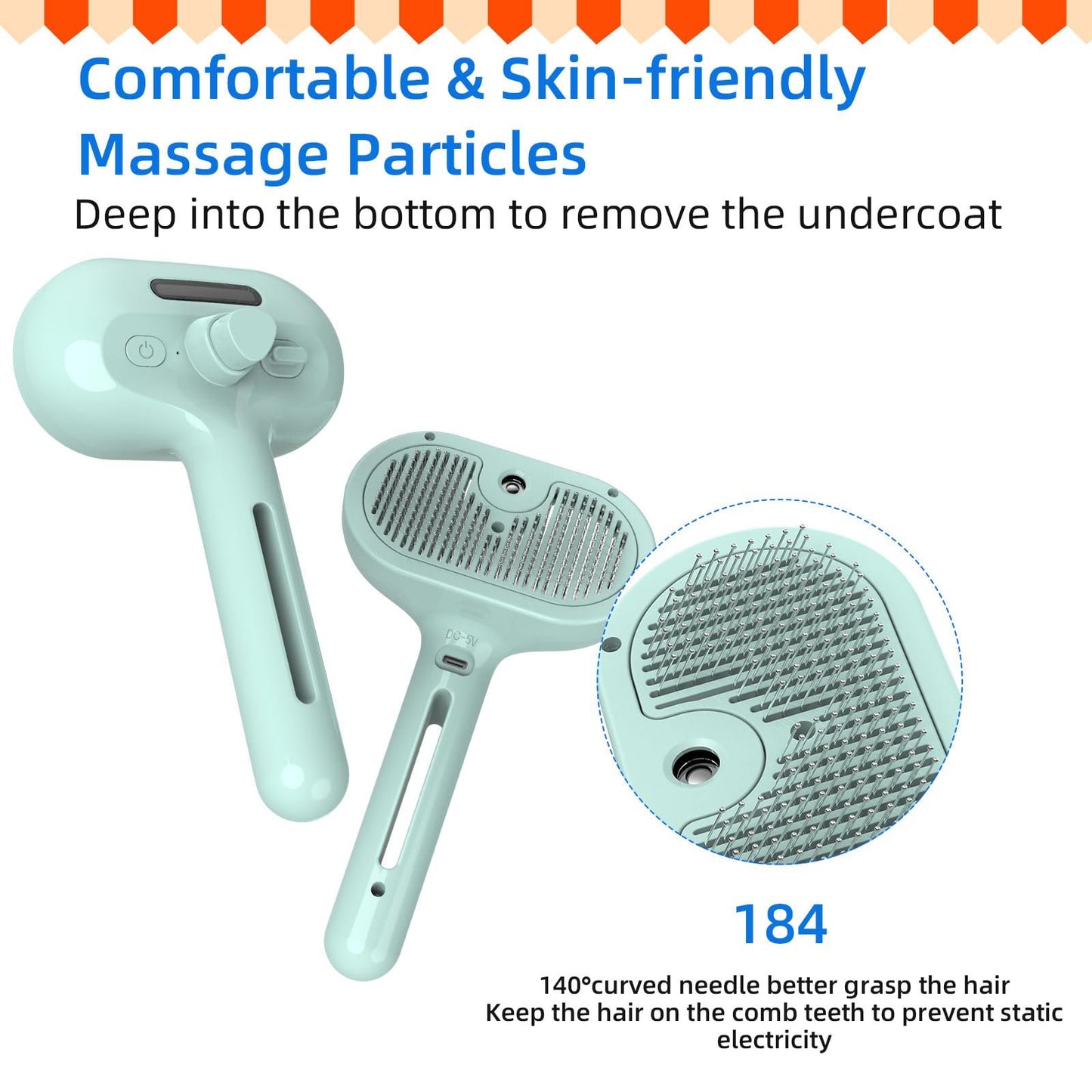 🔥Pet Spray Hair Removal Comb🐶